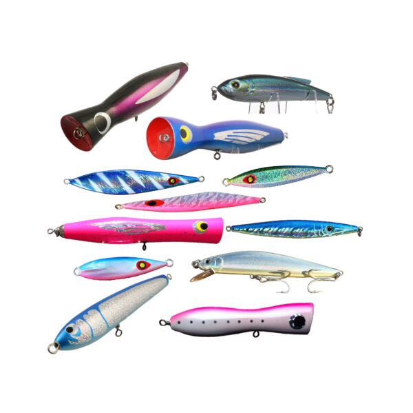 The best lures when fishing for tuna.